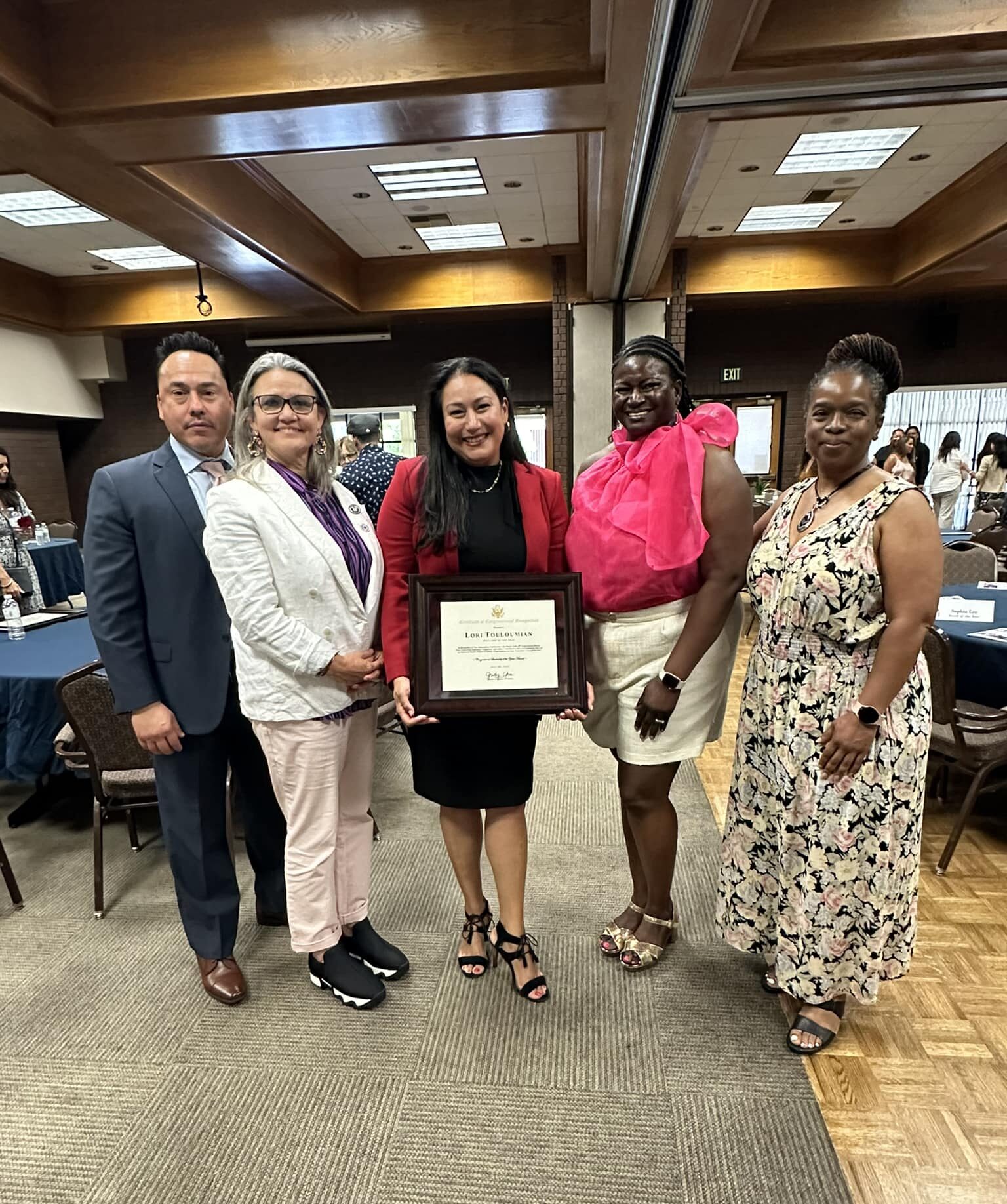 Congratulations to Principal Lori Touloumian, Congressional Leadership Award recipient